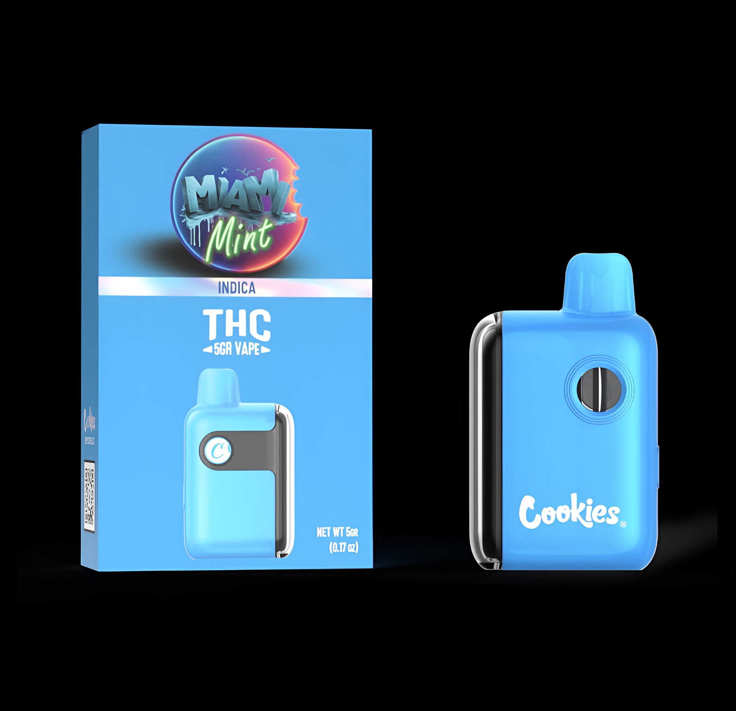 Cookies THCA Blend Disposable Vape (5g) Miami Mint - Indica