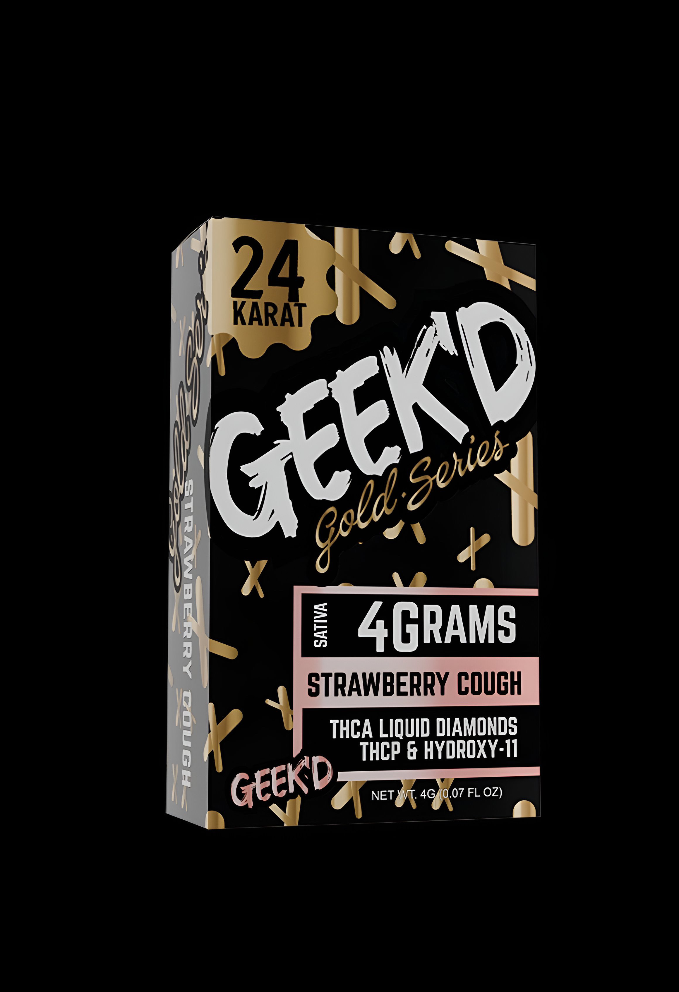 Geek’d 24K Gold Series Strawberry Cough - Sativa